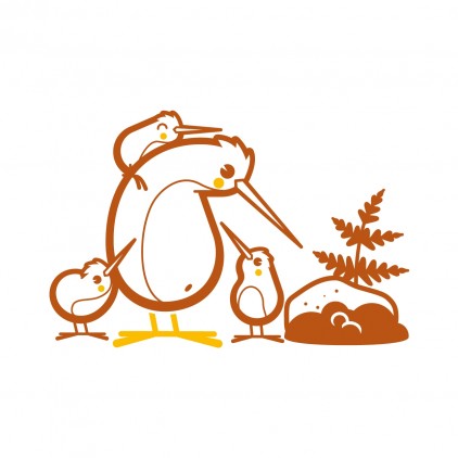 sticker enfant bébé famille kiwi theme Australie