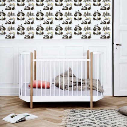 baby room panda wallpapers, baby nursery wall mural, theme panda bears