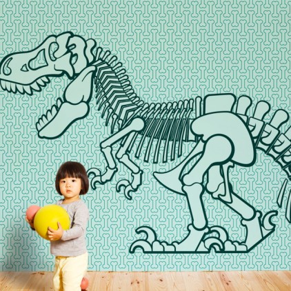 wallpaper mural dinosaur