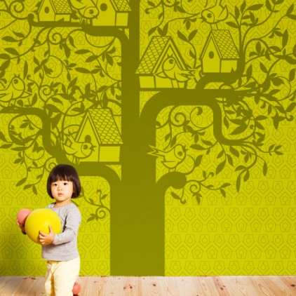 wallpaper mural tree