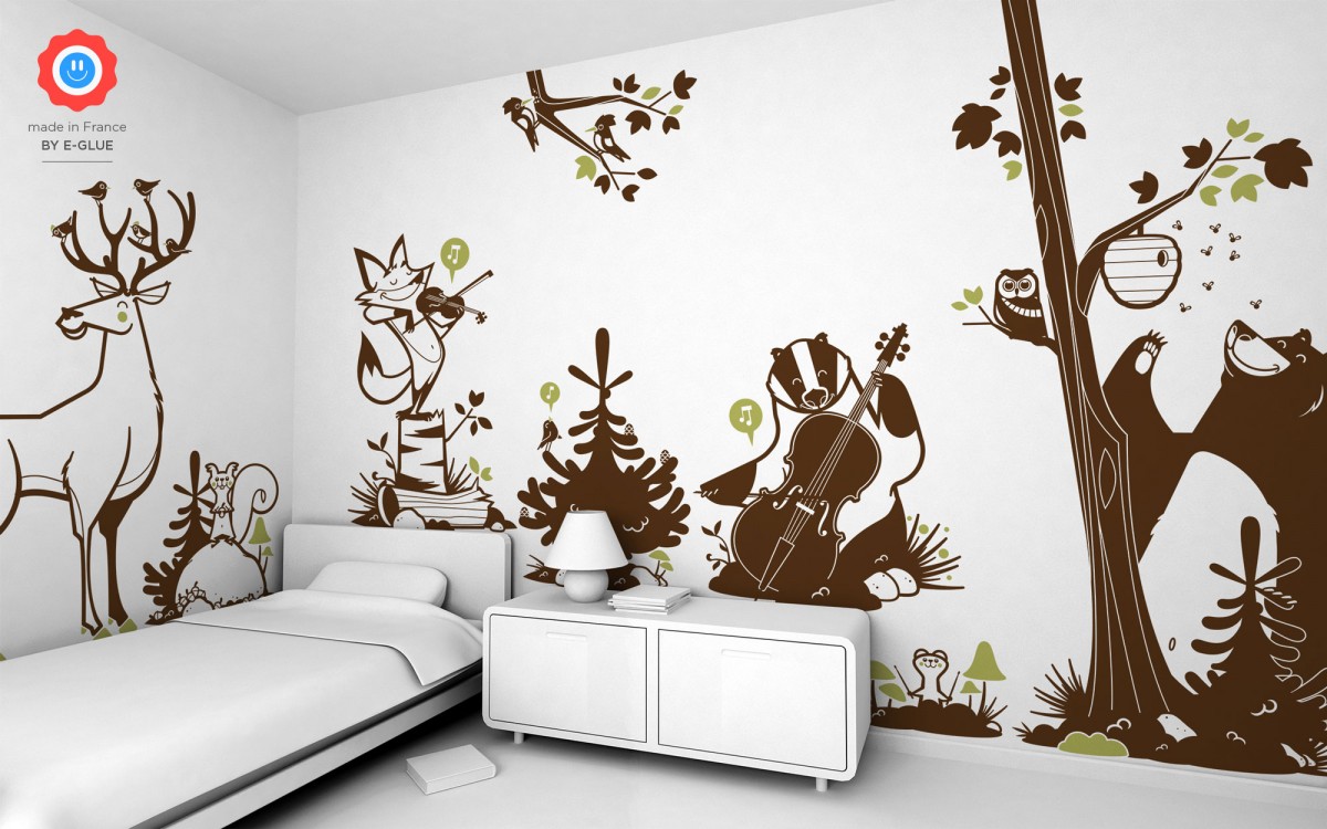 squirrel kids wall decals