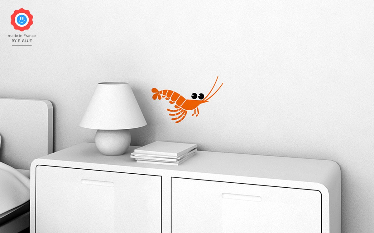 shrimp kids wall decals