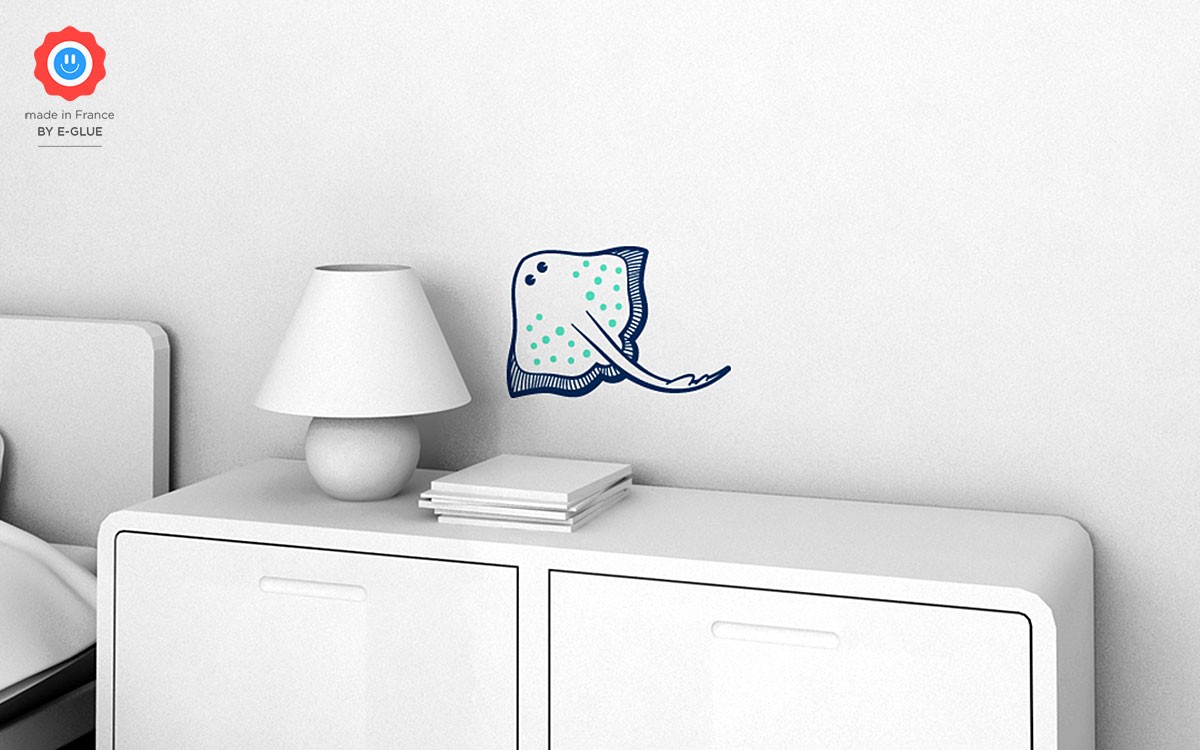 stickers enfant raie