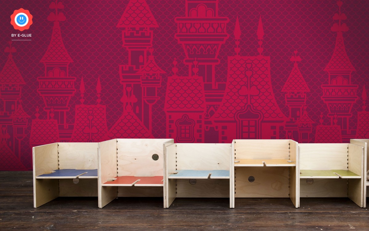 papier peint XXL chateau de princesse