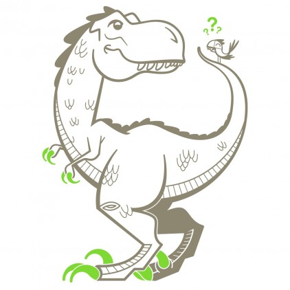 tyrannosaur dinosaur kids wall decals