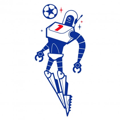 stickers enfant robot capitaine