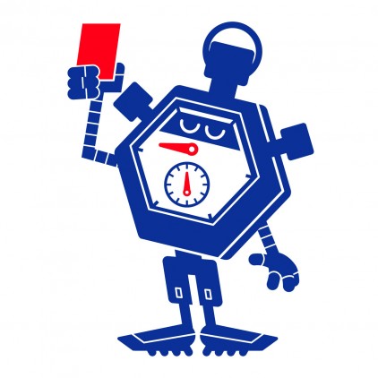 vinilos infantiles cama niño robot árbitro