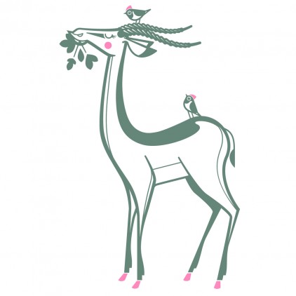 gazelle kids wall decals
