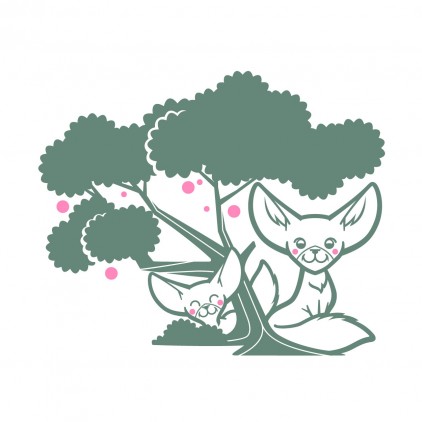 fennecs kids wall decals 1