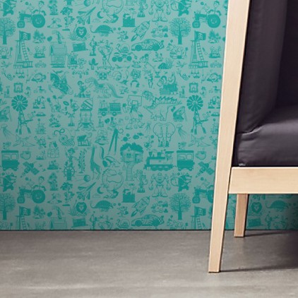 Papier Peint Bébés Enfants sur Mesure amalgame e-glue (vertical)