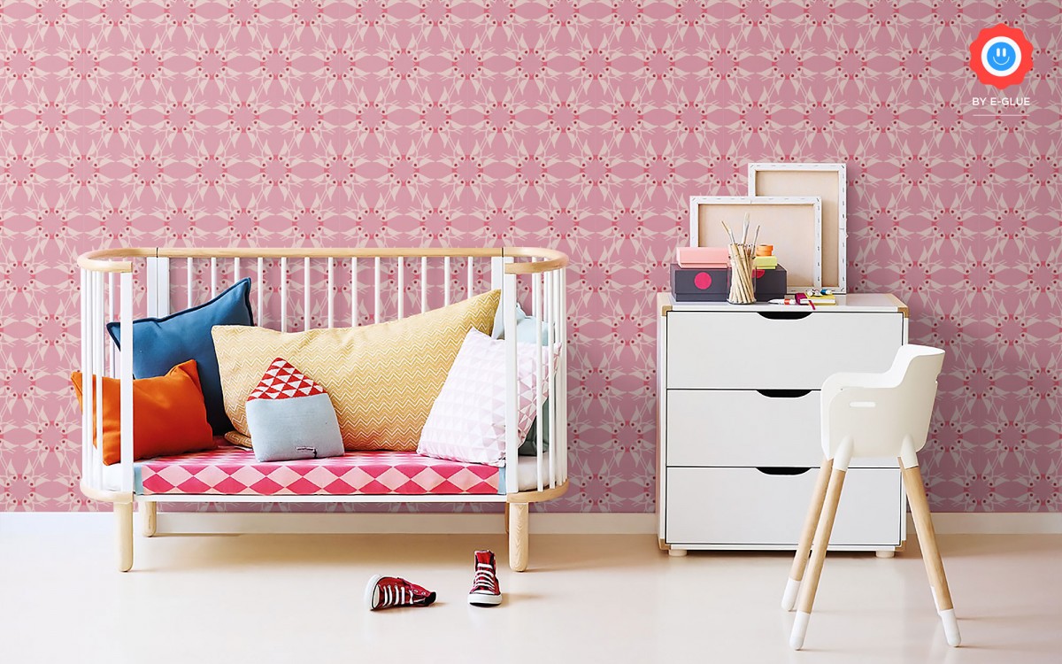 papier peint enfant motif oiseaux