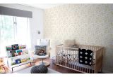 pastel floral wallpaper for kids room, girls room or baby nursery