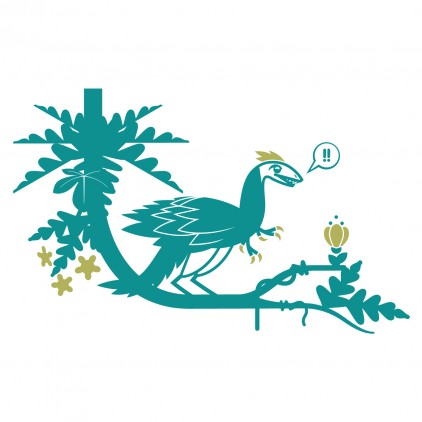 stickers dinosaures pour chambre enfant, sticker Archaeopteryx
