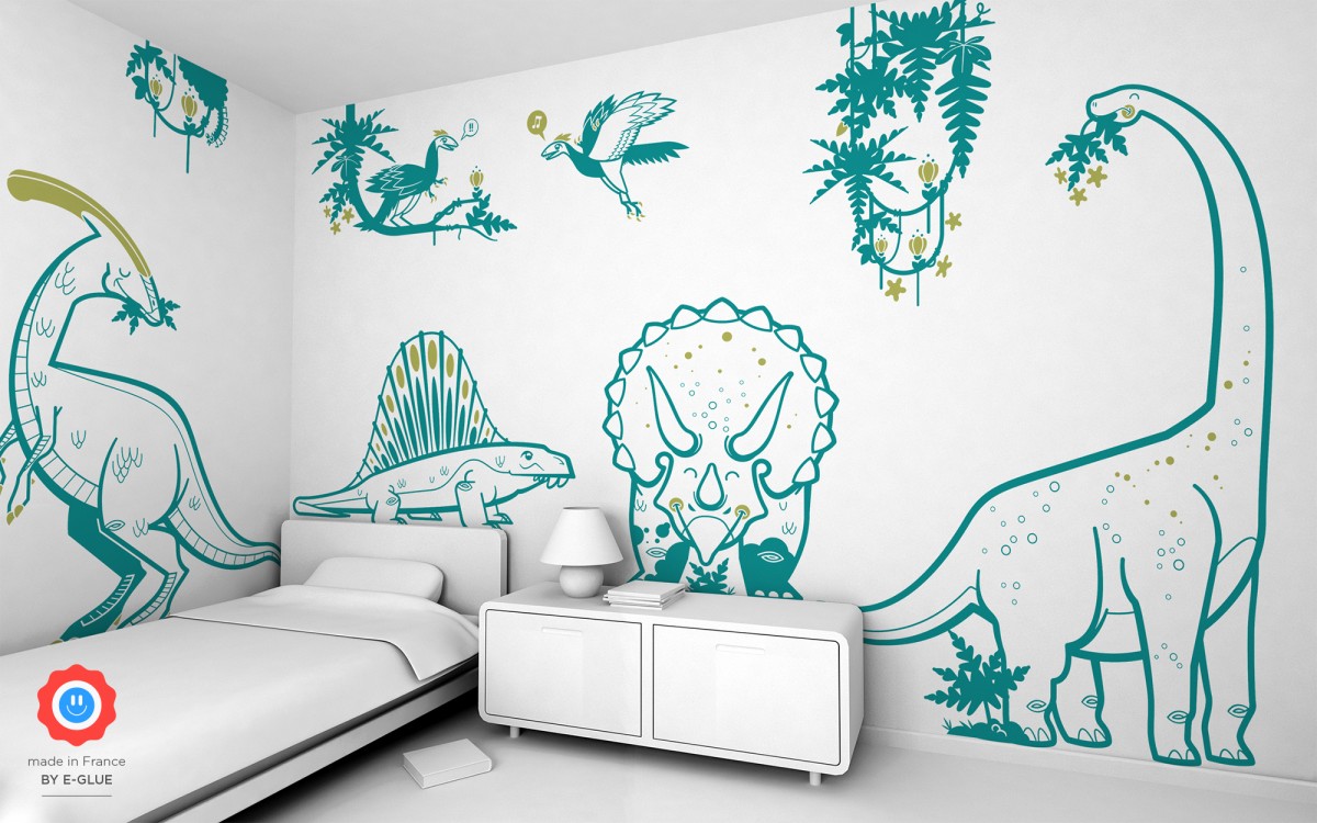 vinilo infantil dino diplodocus