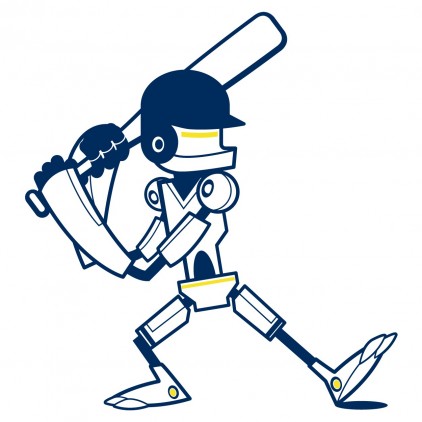 stickers enfant garçon robot sport batteur