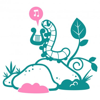 vinilos infantiles mundo mágico oruga música