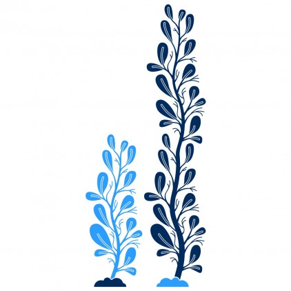 stickers enfant fonds marins algues