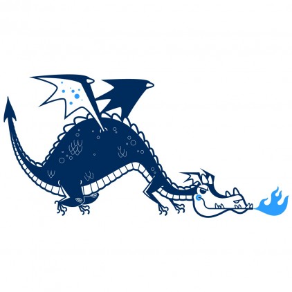 stickers enfant chevaliers dragon