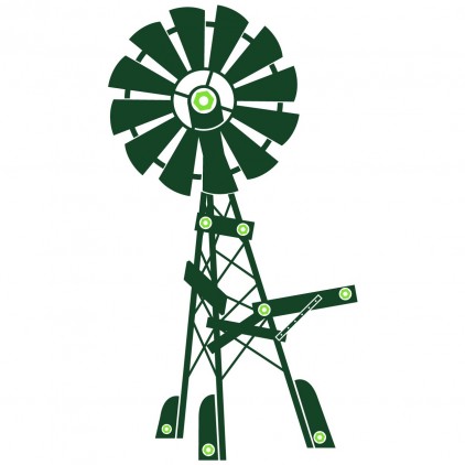 windmill farm animals kids wall decals