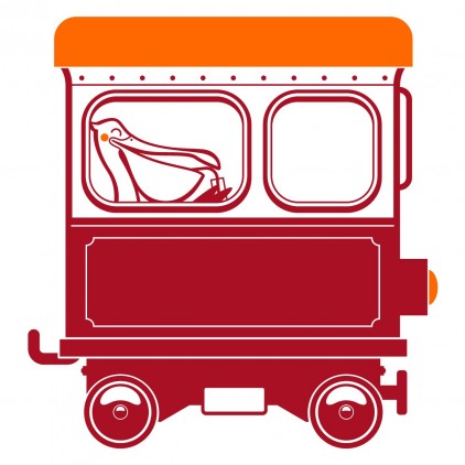 stickers enfant gare train wagon