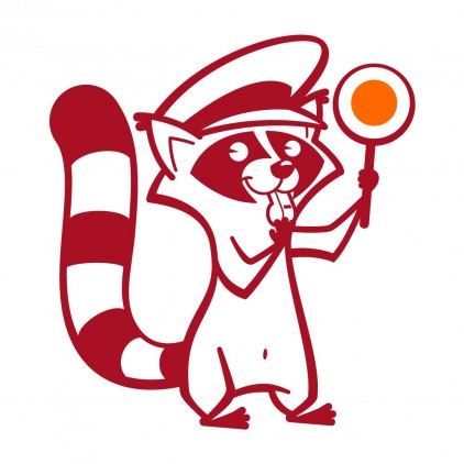 stickers enfant gare train chef de gare