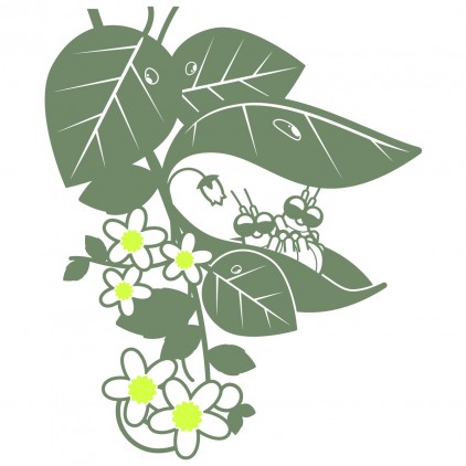 baby ladybugs nature garden insects kids wall decals