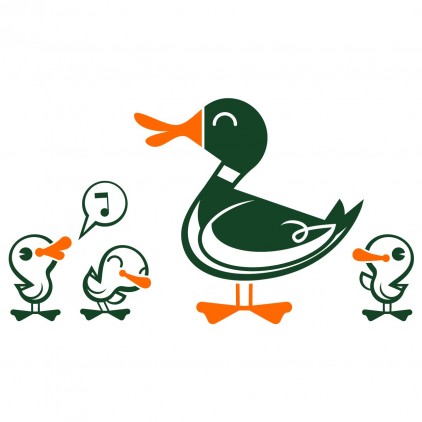 stickers enfant nature animaux campagne canards
