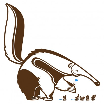 vinilos infantiles cama jungla selva tropical hormiguero