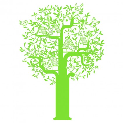 sticker enfant nature arbre xxl