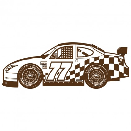 xxl racing cars transportation kids wall decal