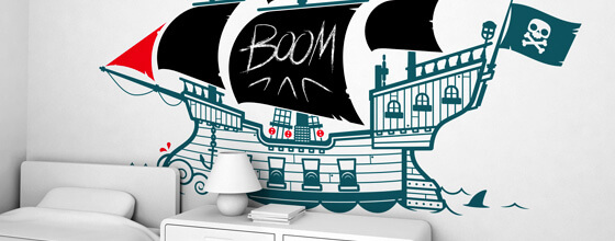 single kids wall decals